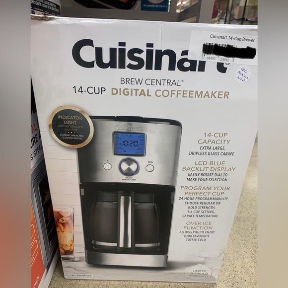 CUISINART 14-CUP DIGITAL COFFEE BREWER - Picture 2 of 2